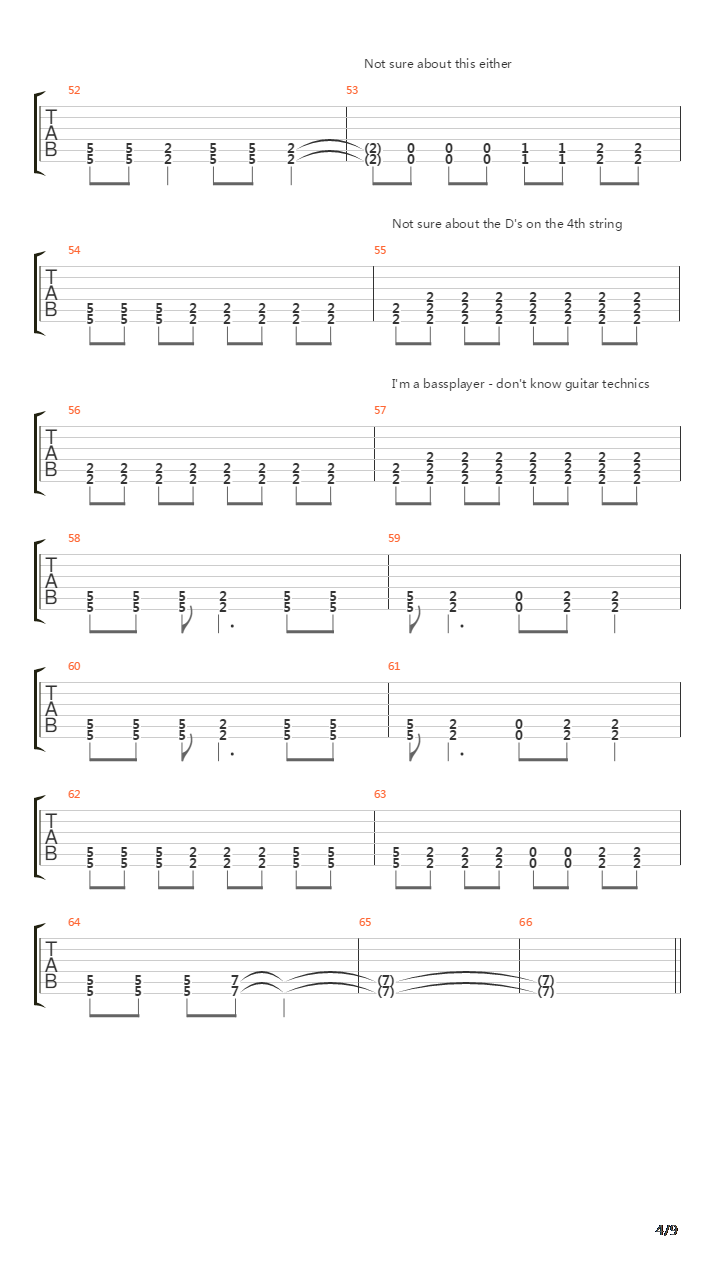 Underground吉他谱