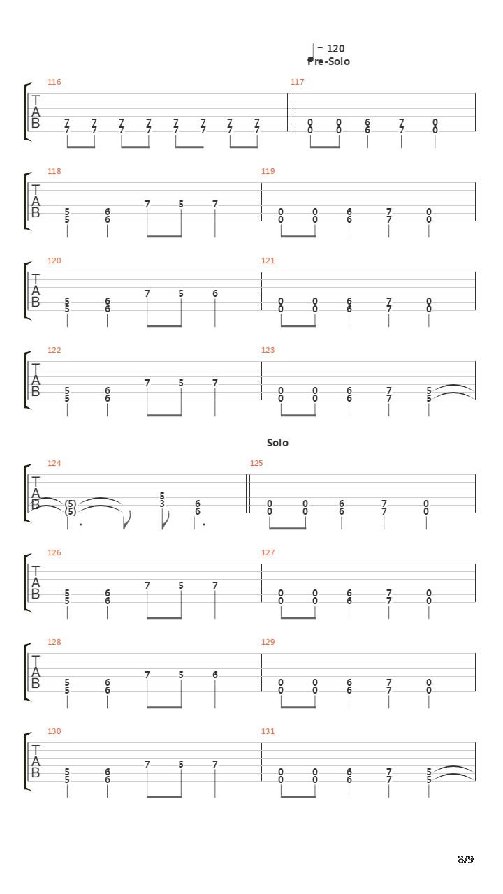 Underground吉他谱