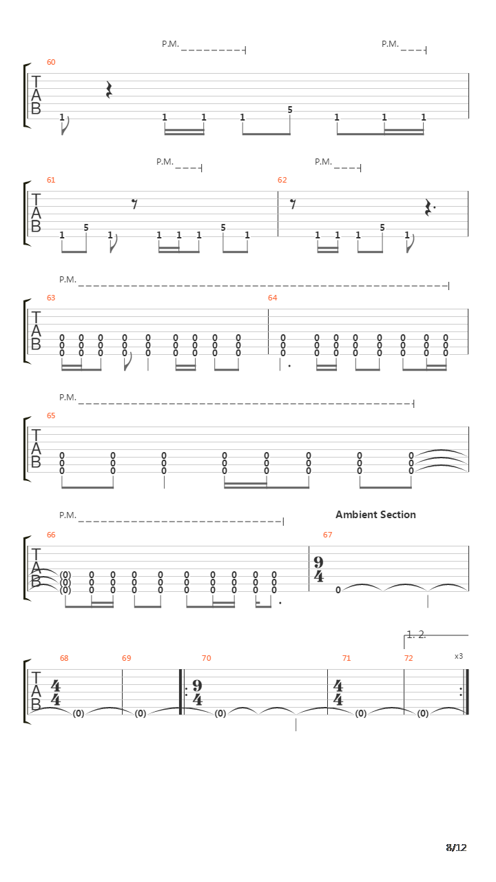 Aurora吉他谱