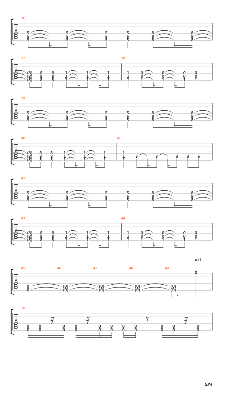 Sose吉他谱