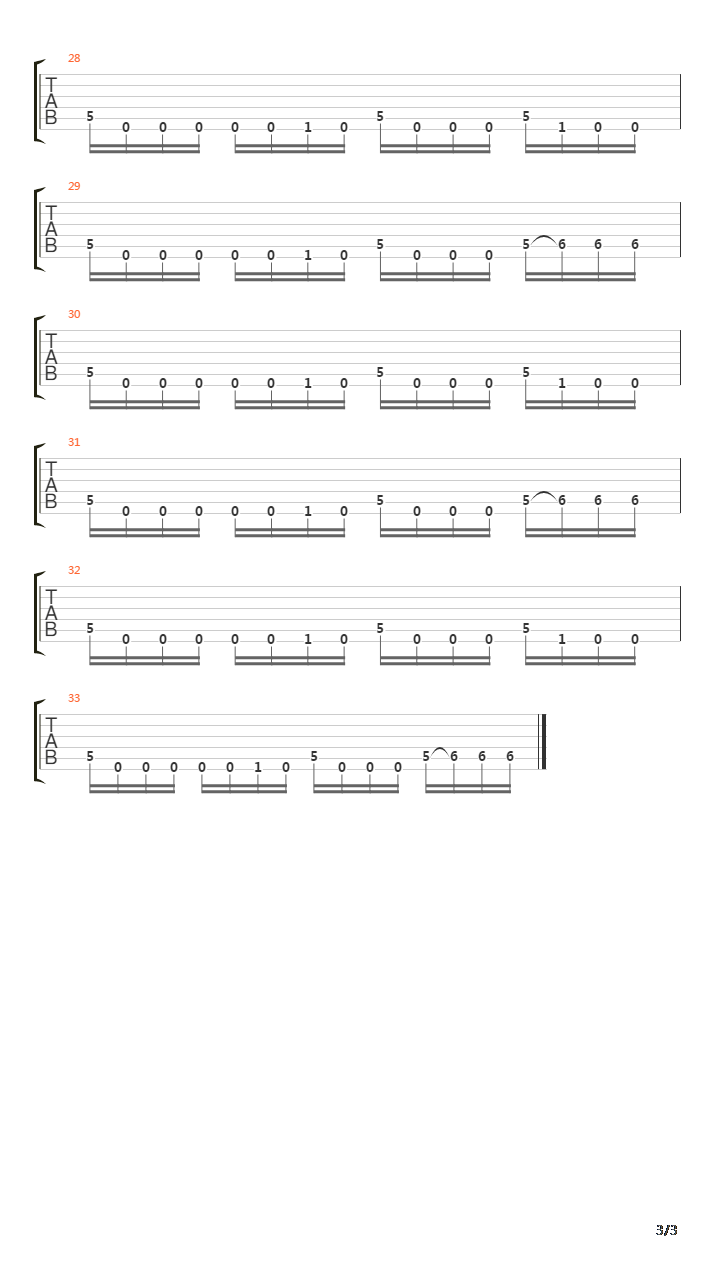 Learn Your Place吉他谱