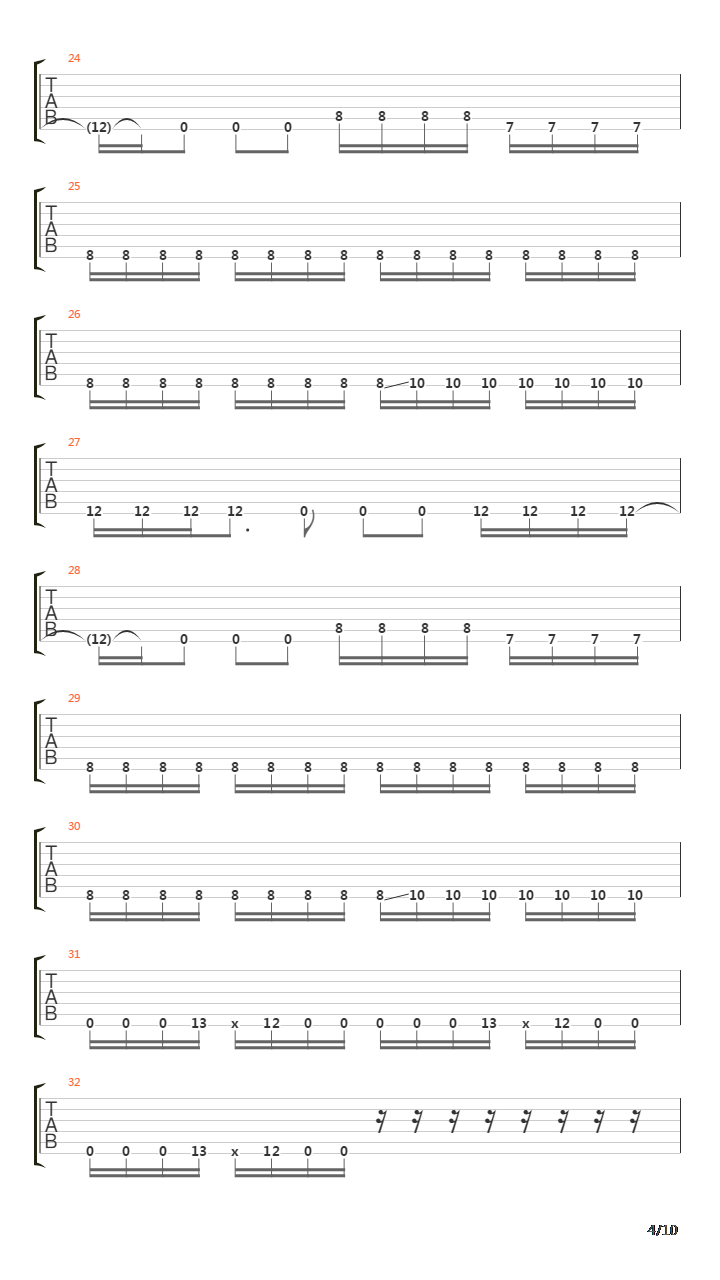 The Worst In Me吉他谱