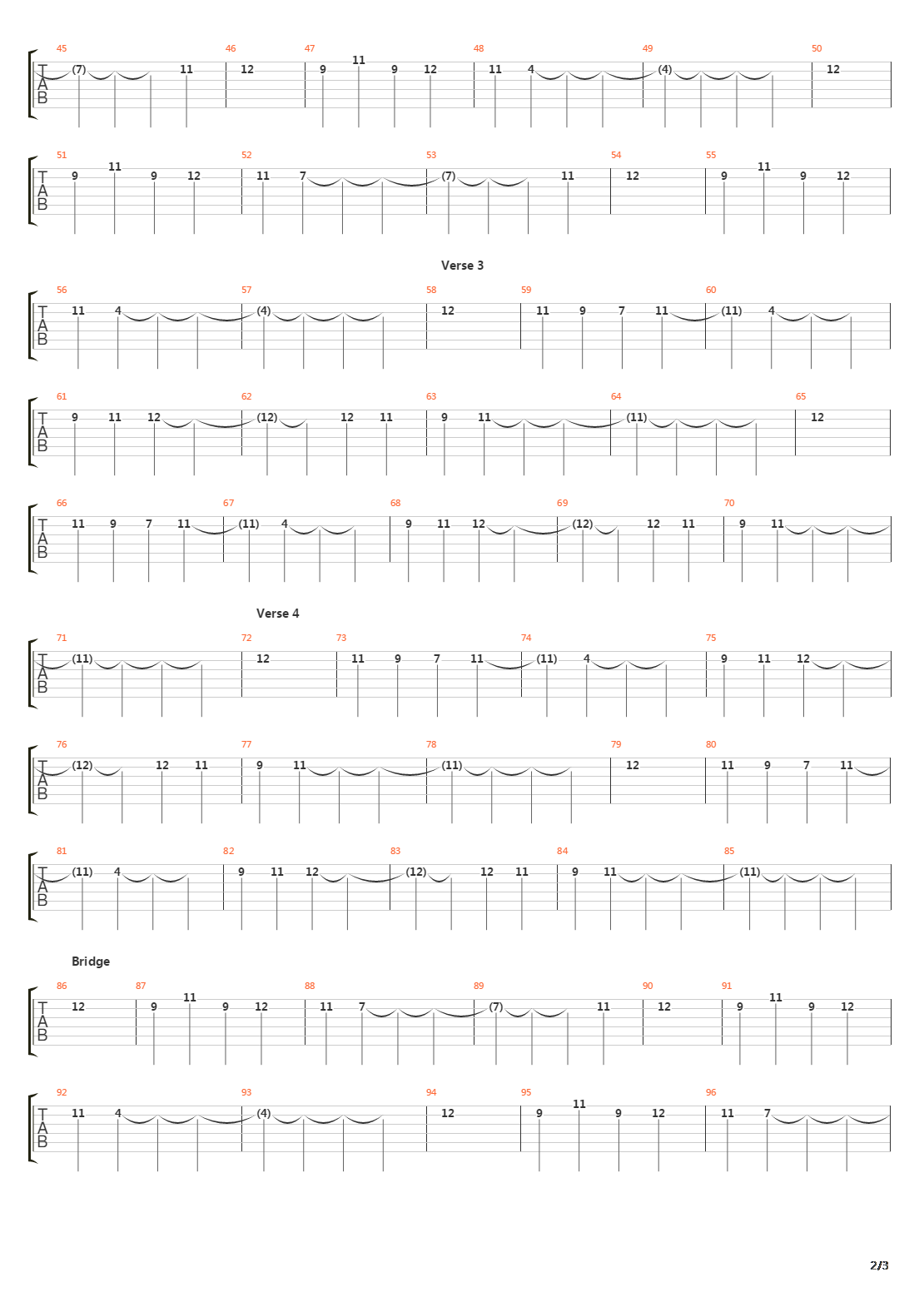 Sources To Agonies吉他谱