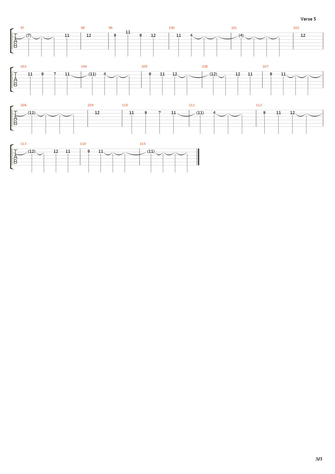 Sources To Agonies吉他谱
