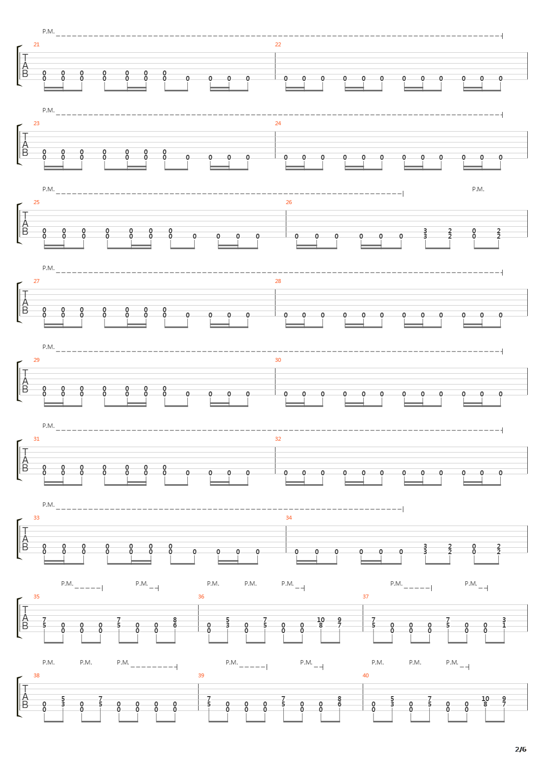 Lifer吉他谱