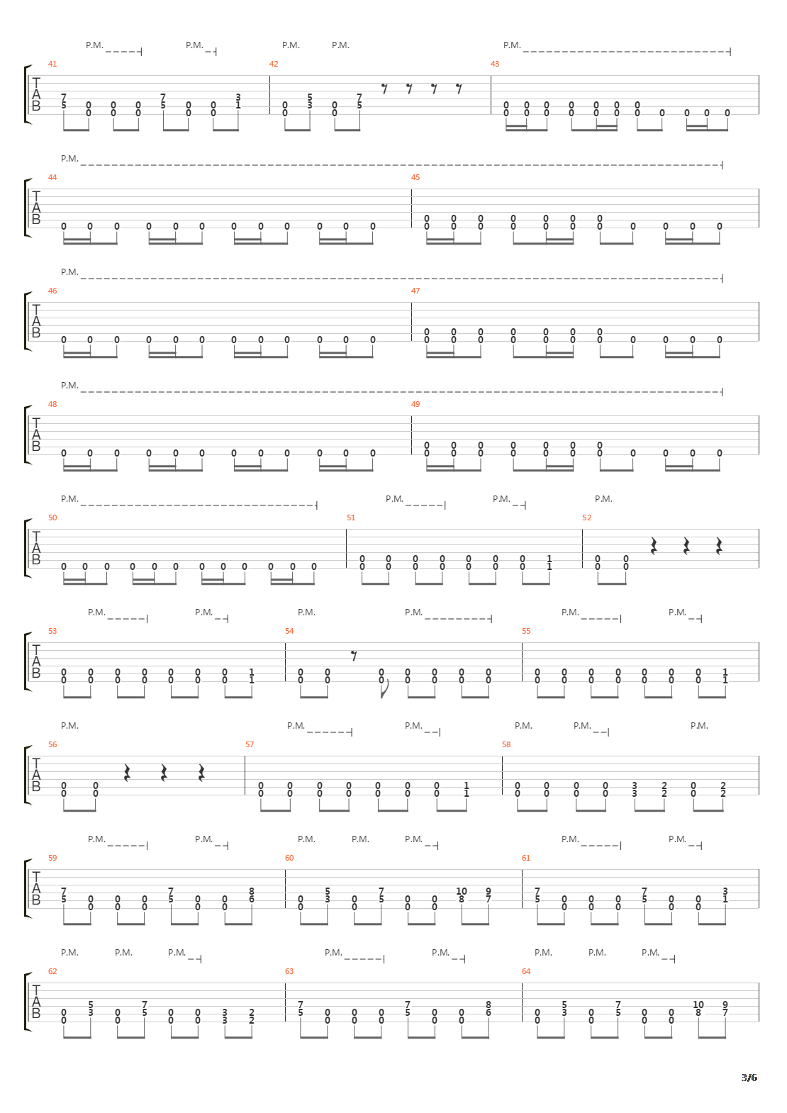 Lifer吉他谱