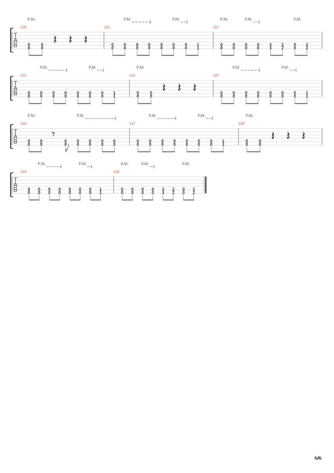 Lifer吉他谱