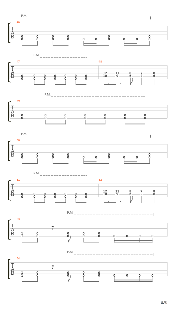 Through Hell And Back吉他谱