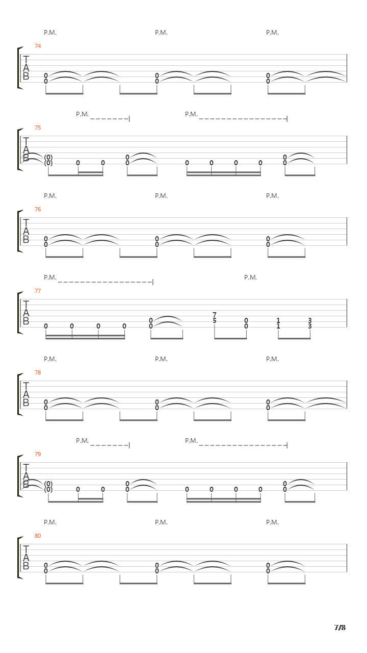 Through Hell And Back吉他谱