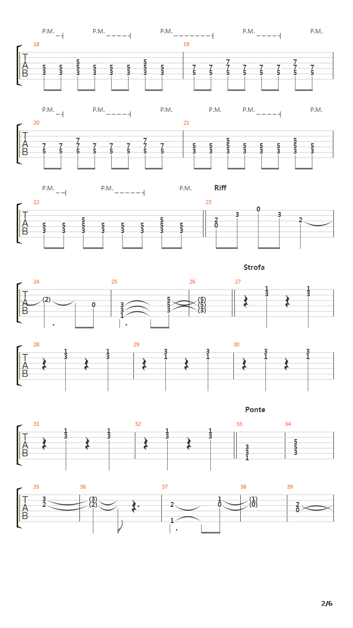 A Denti Stretti吉他谱