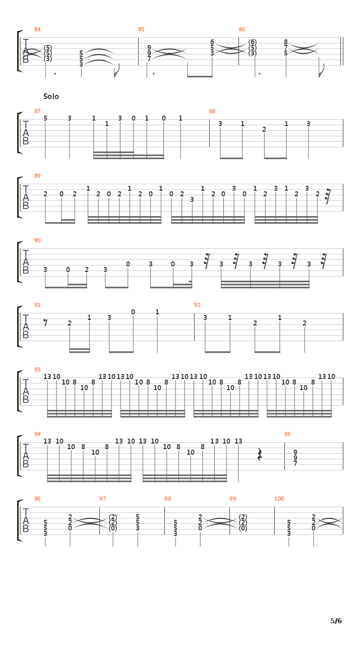 A Denti Stretti吉他谱