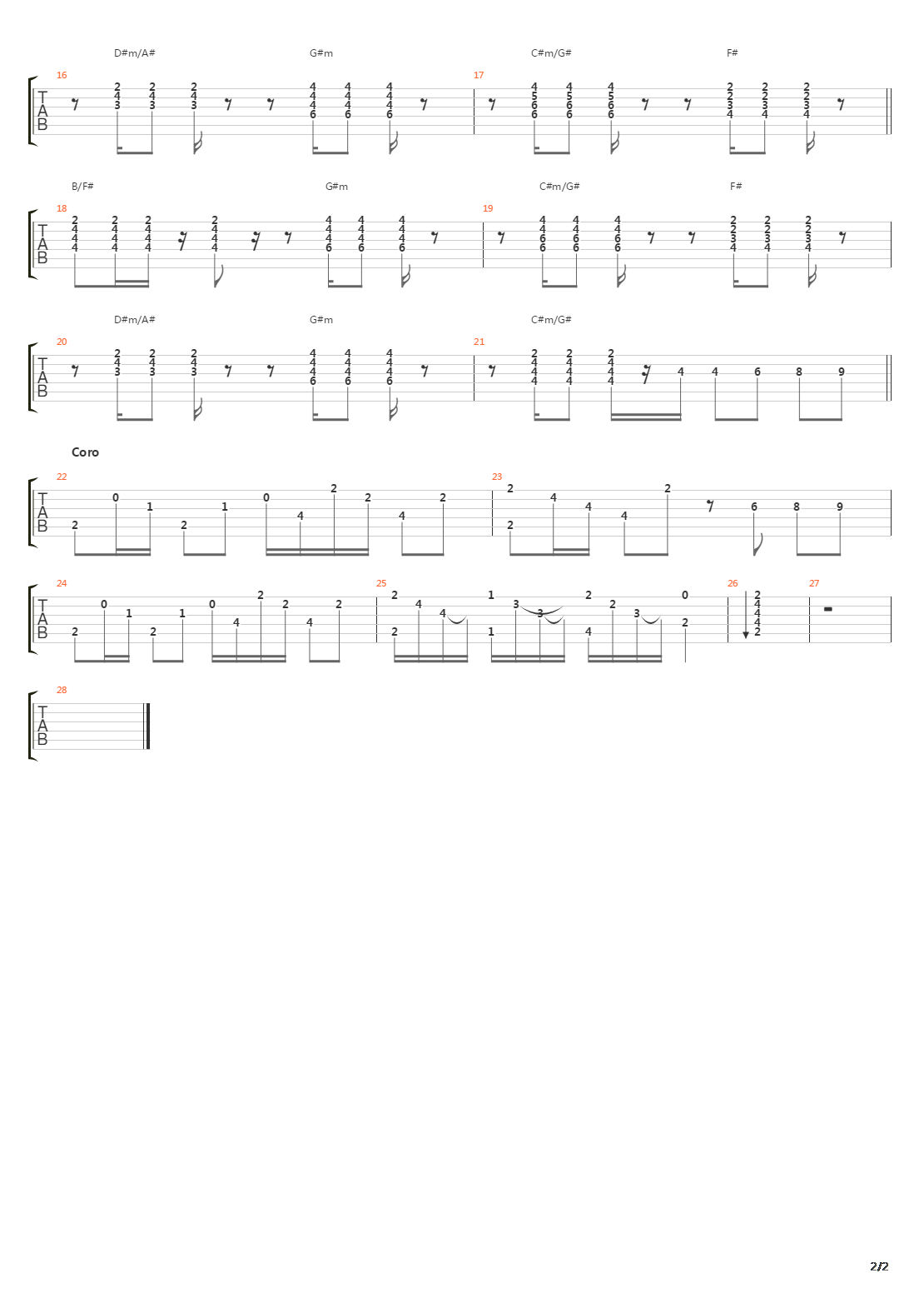 Unattainable吉他谱