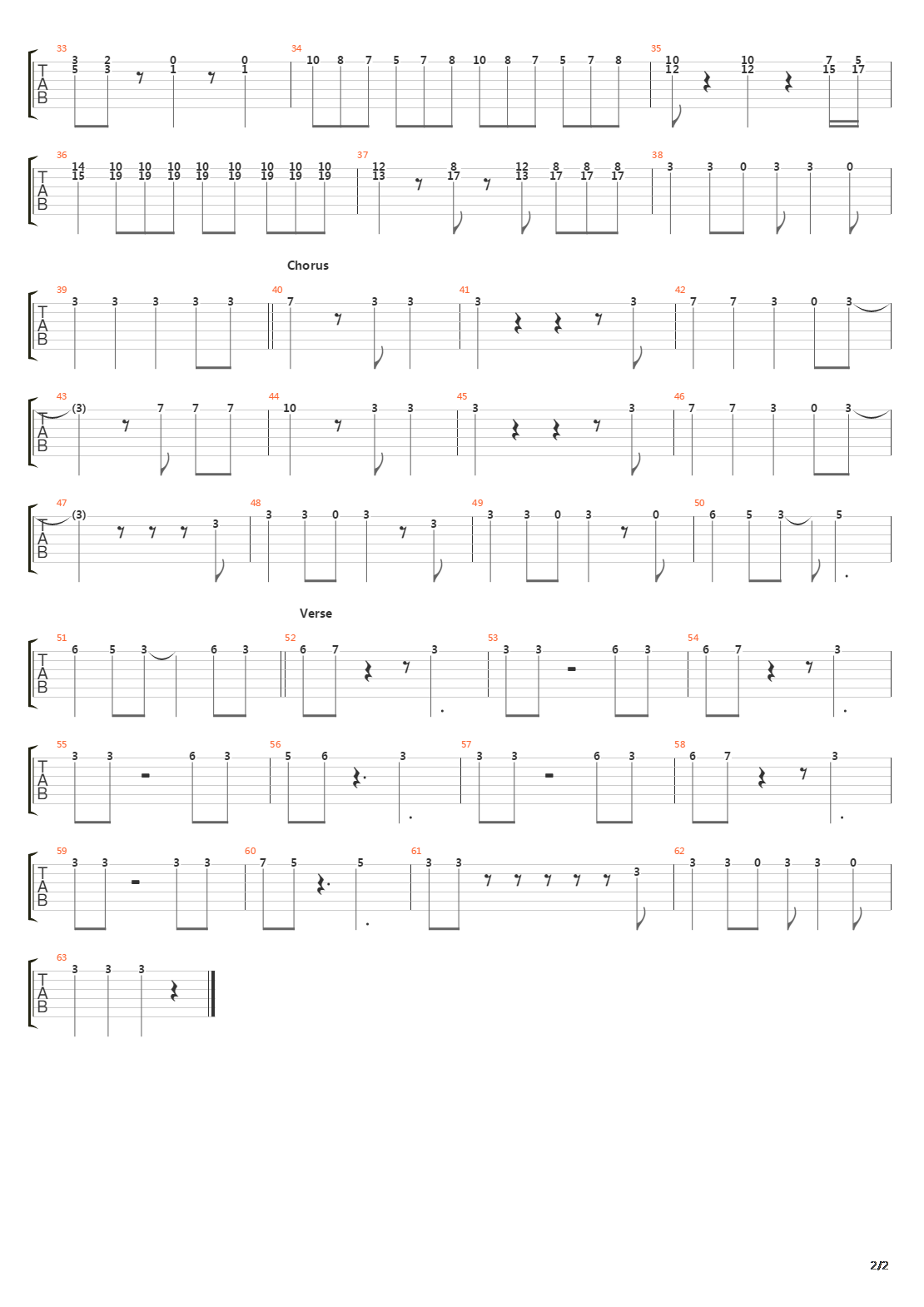 Tutti Frutti吉他谱