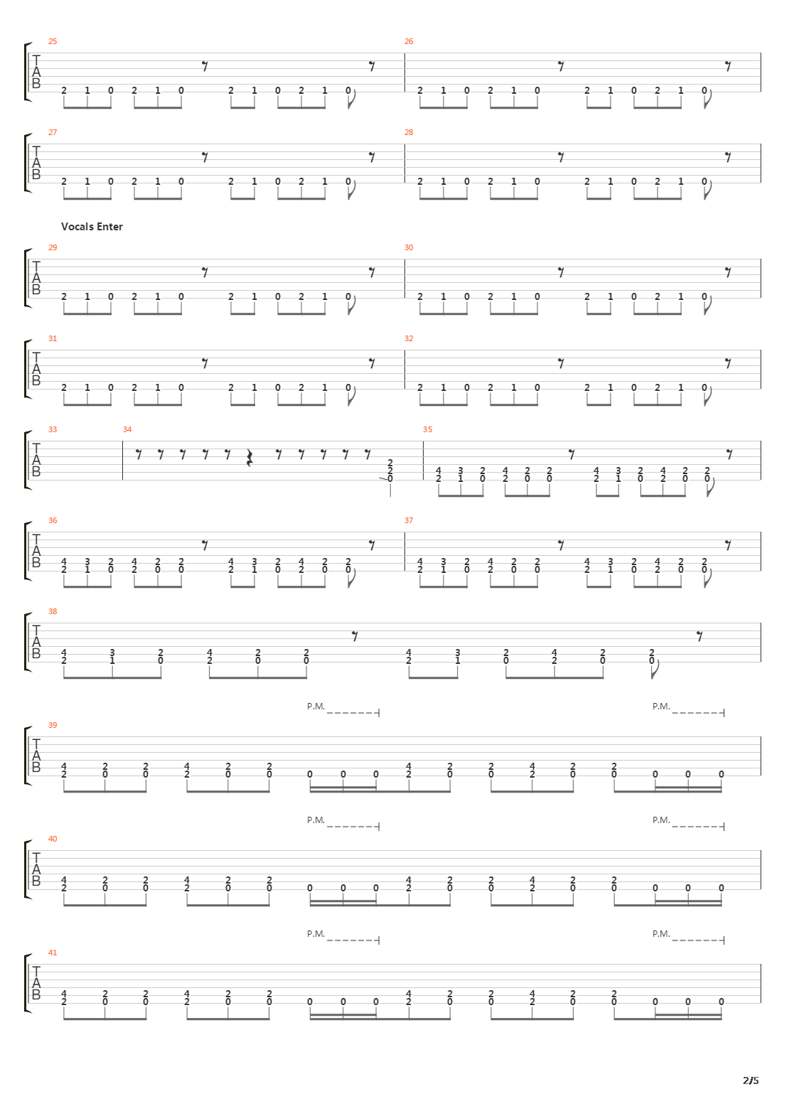 Flatline吉他谱