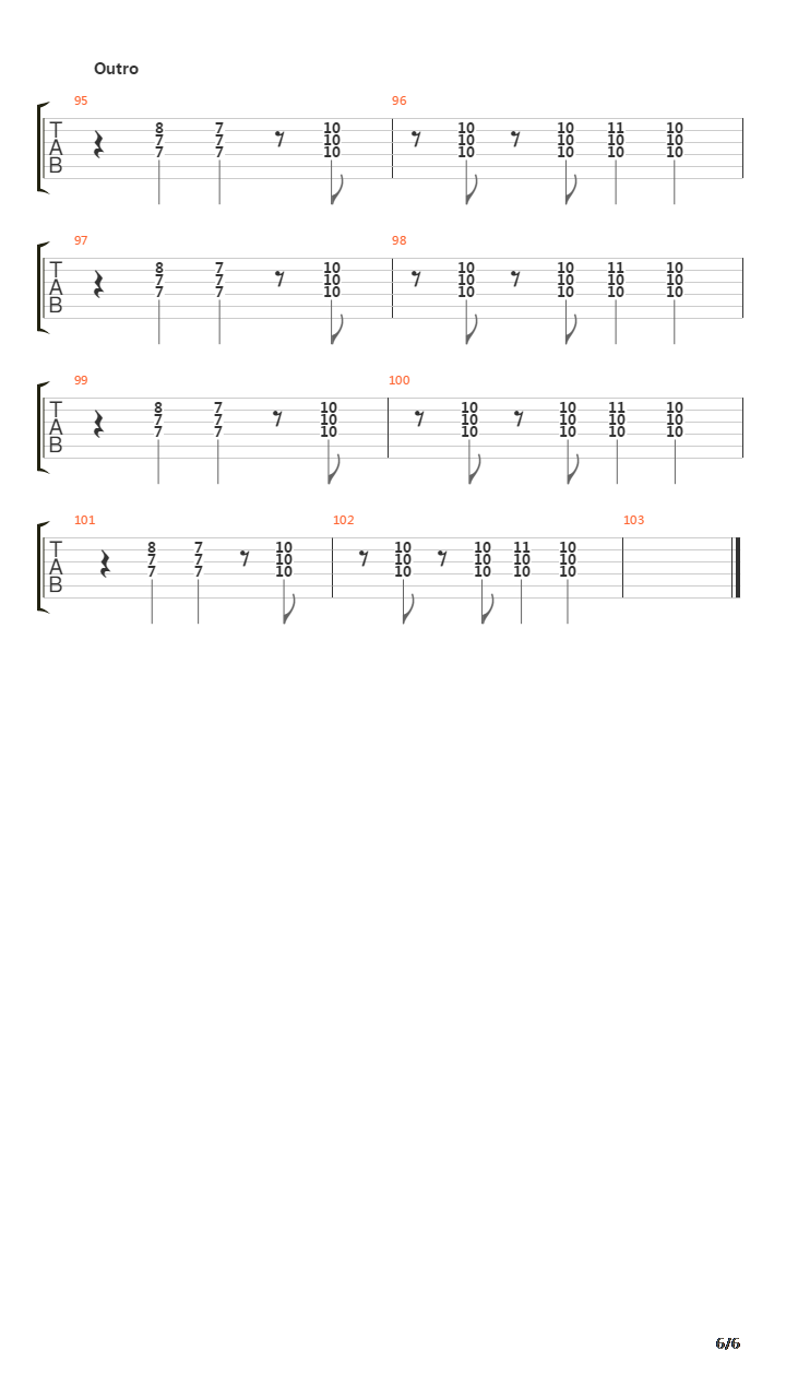 Bom Bom Bom吉他谱