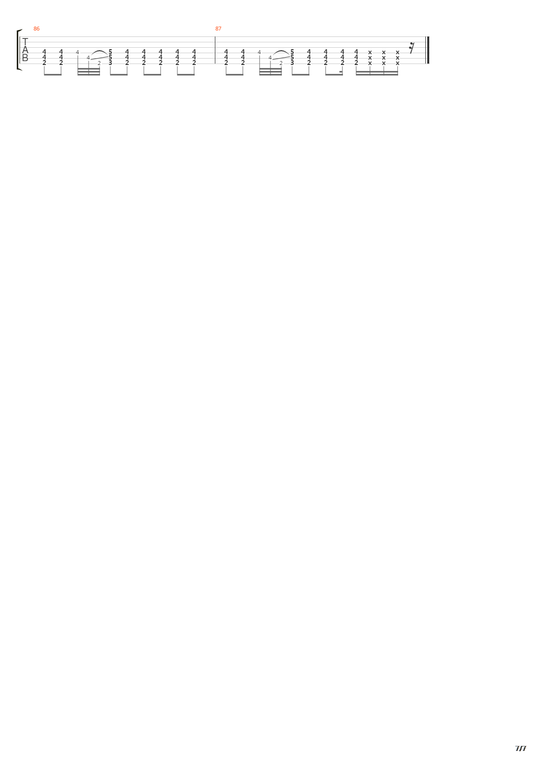 Le Fond Et La Forme吉他谱