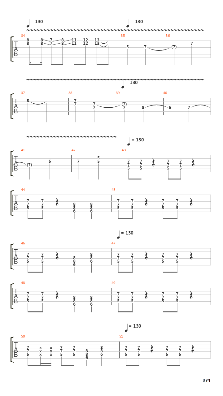 Les Gens吉他谱