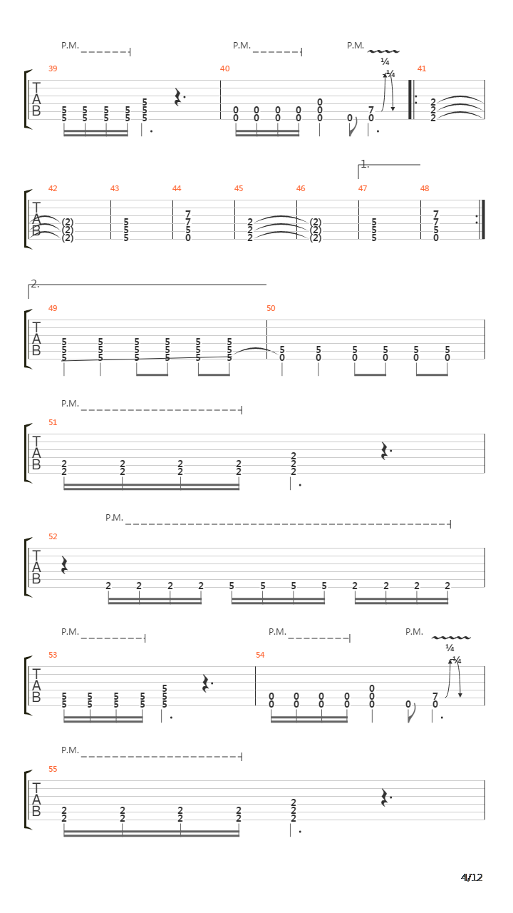 Serie Z吉他谱
