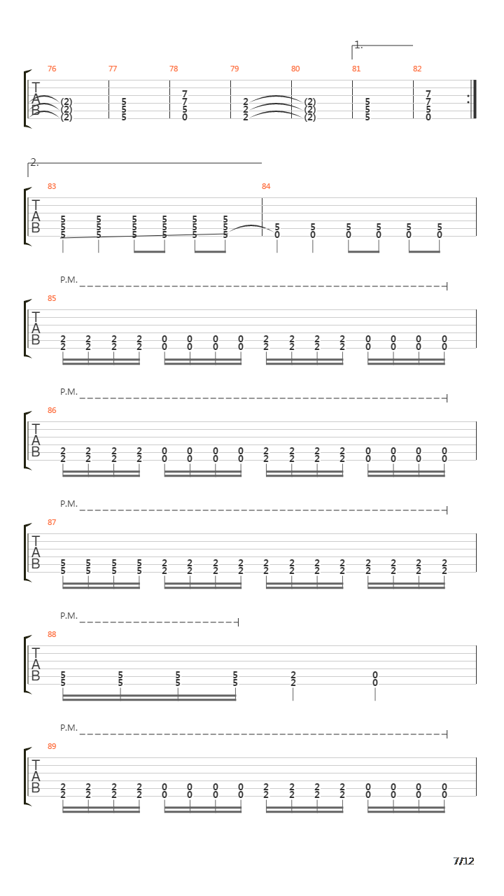 Serie Z吉他谱
