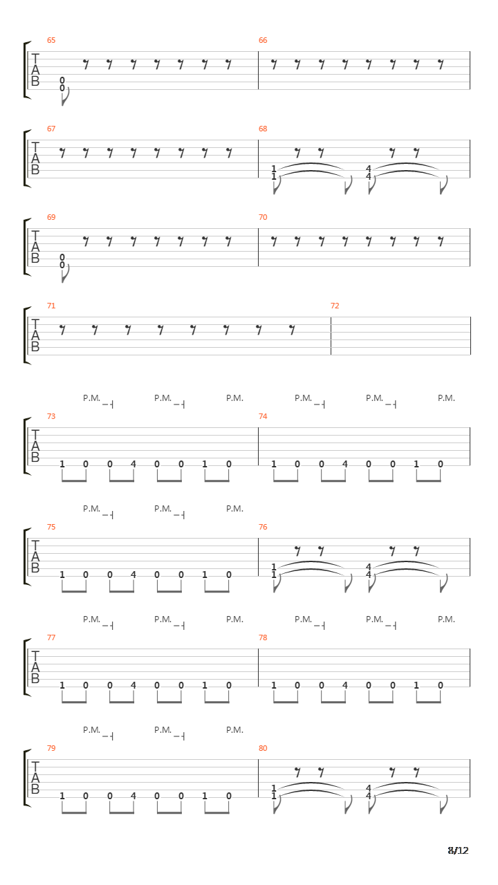Ruptura吉他谱