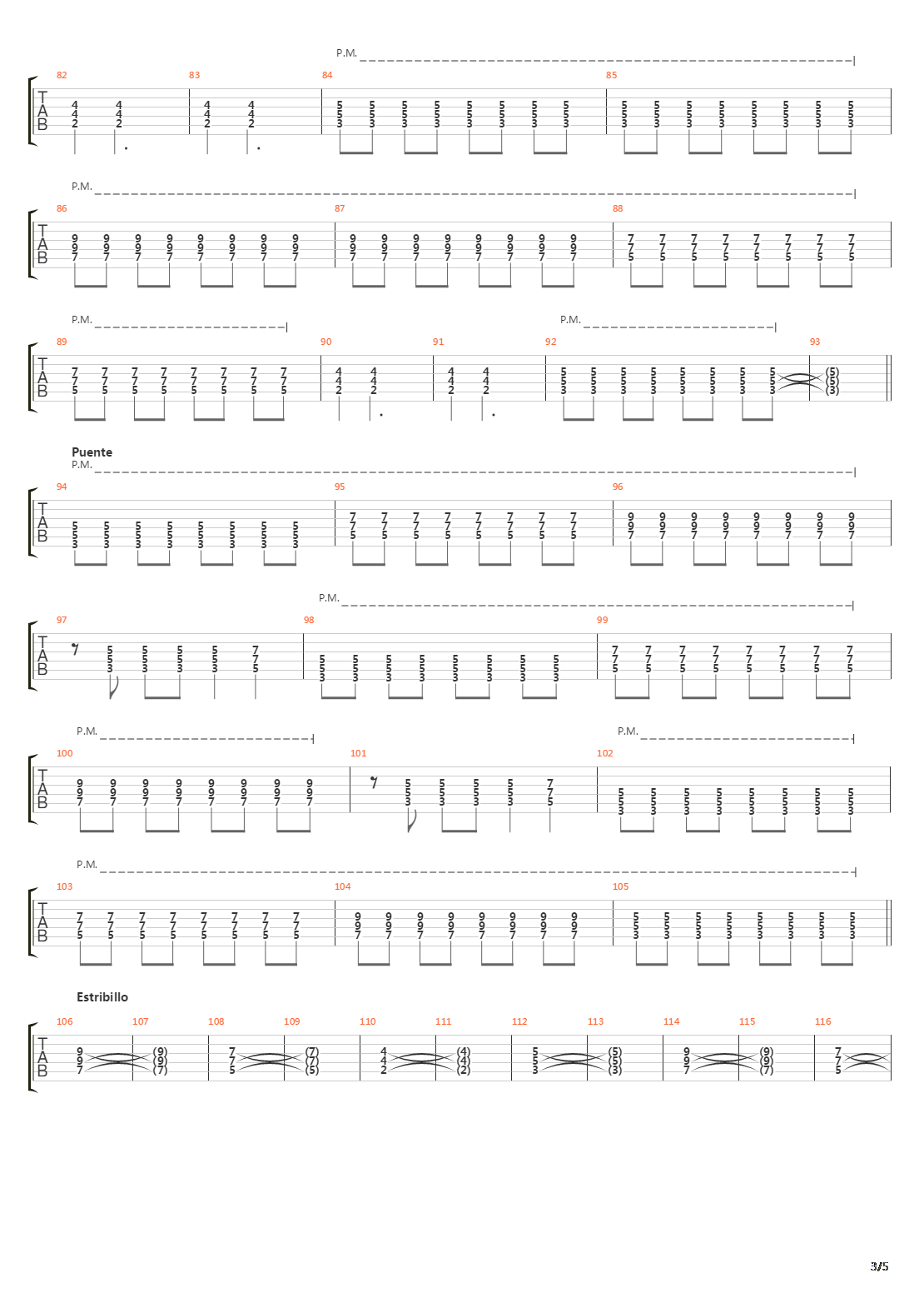 La Matar吉他谱