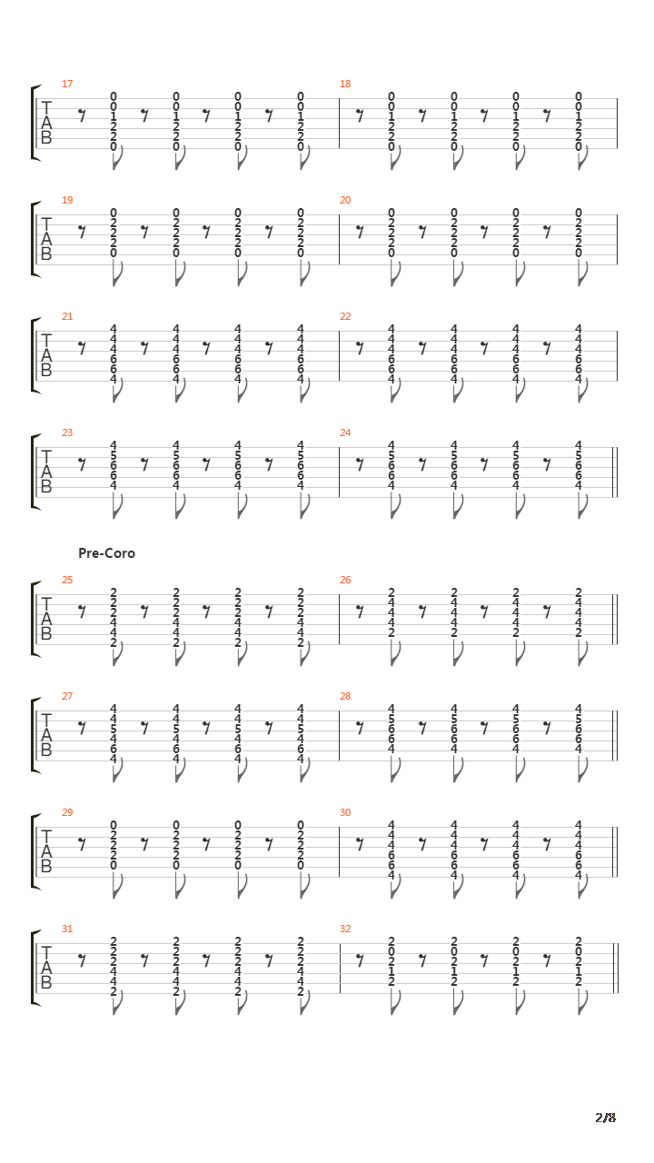 La Guitarra吉他谱