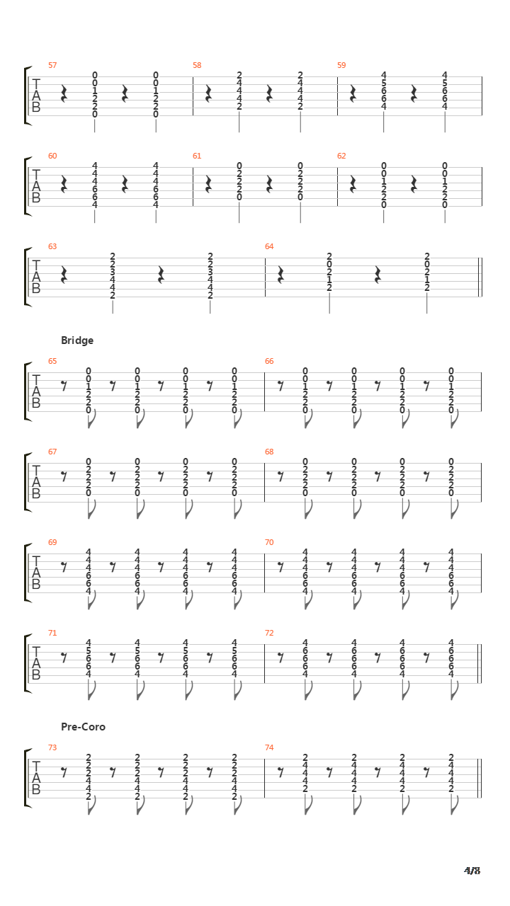 La Guitarra吉他谱