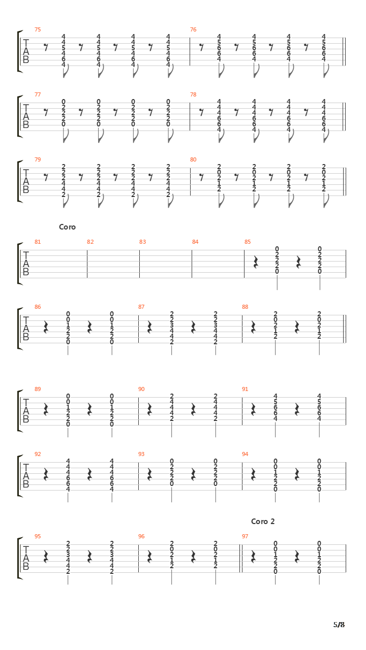La Guitarra吉他谱