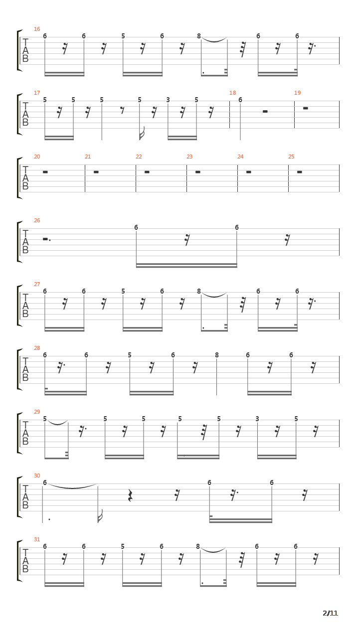 Como Ali吉他谱