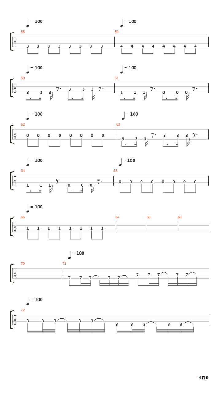 Generacin De Mierda吉他谱