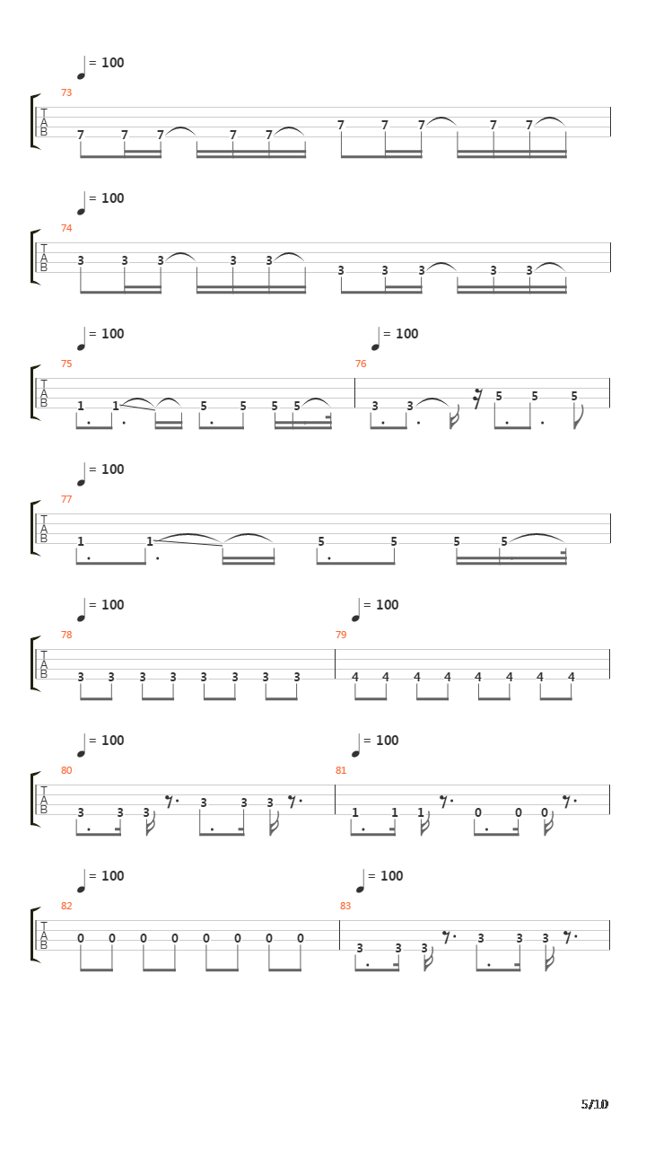 Generacin De Mierda吉他谱