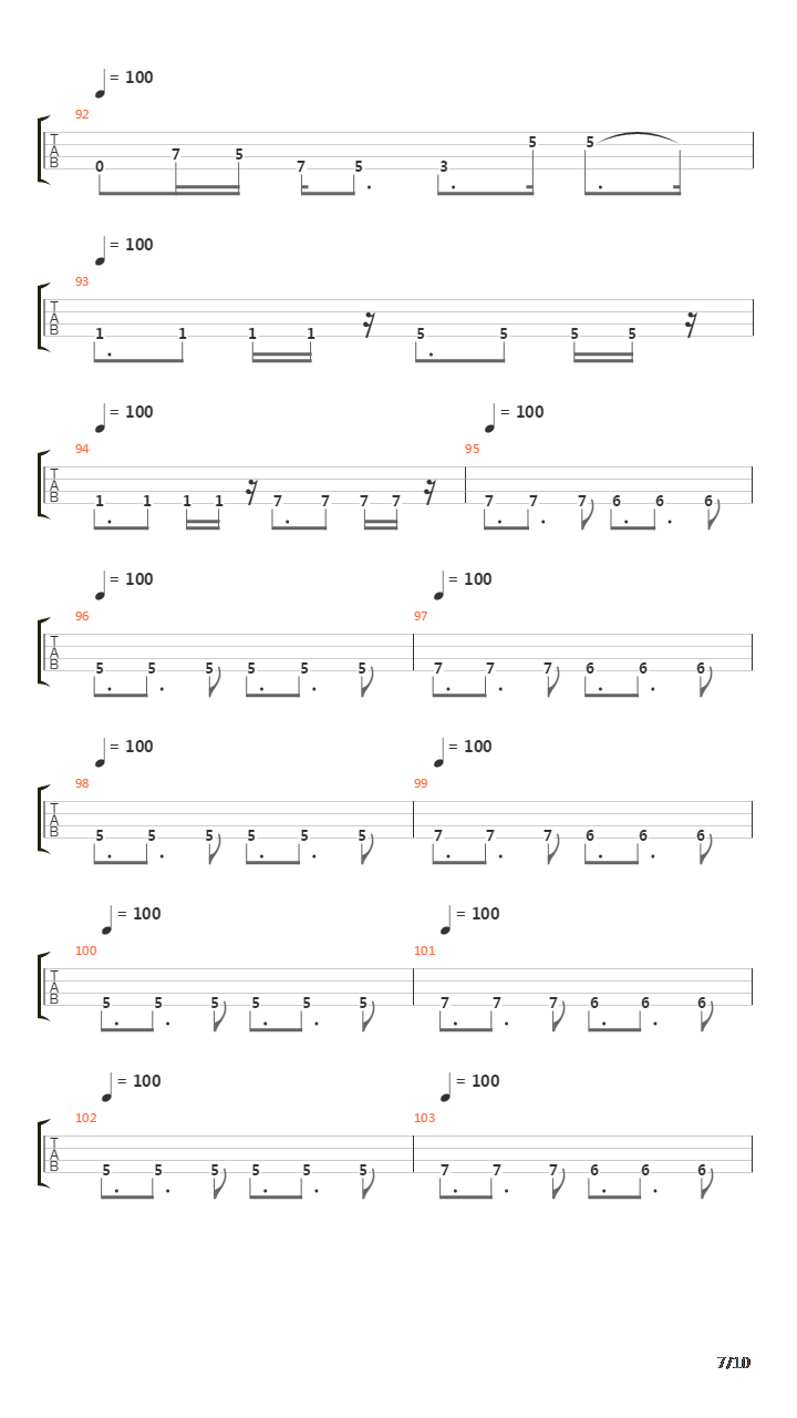 Generacin De Mierda吉他谱