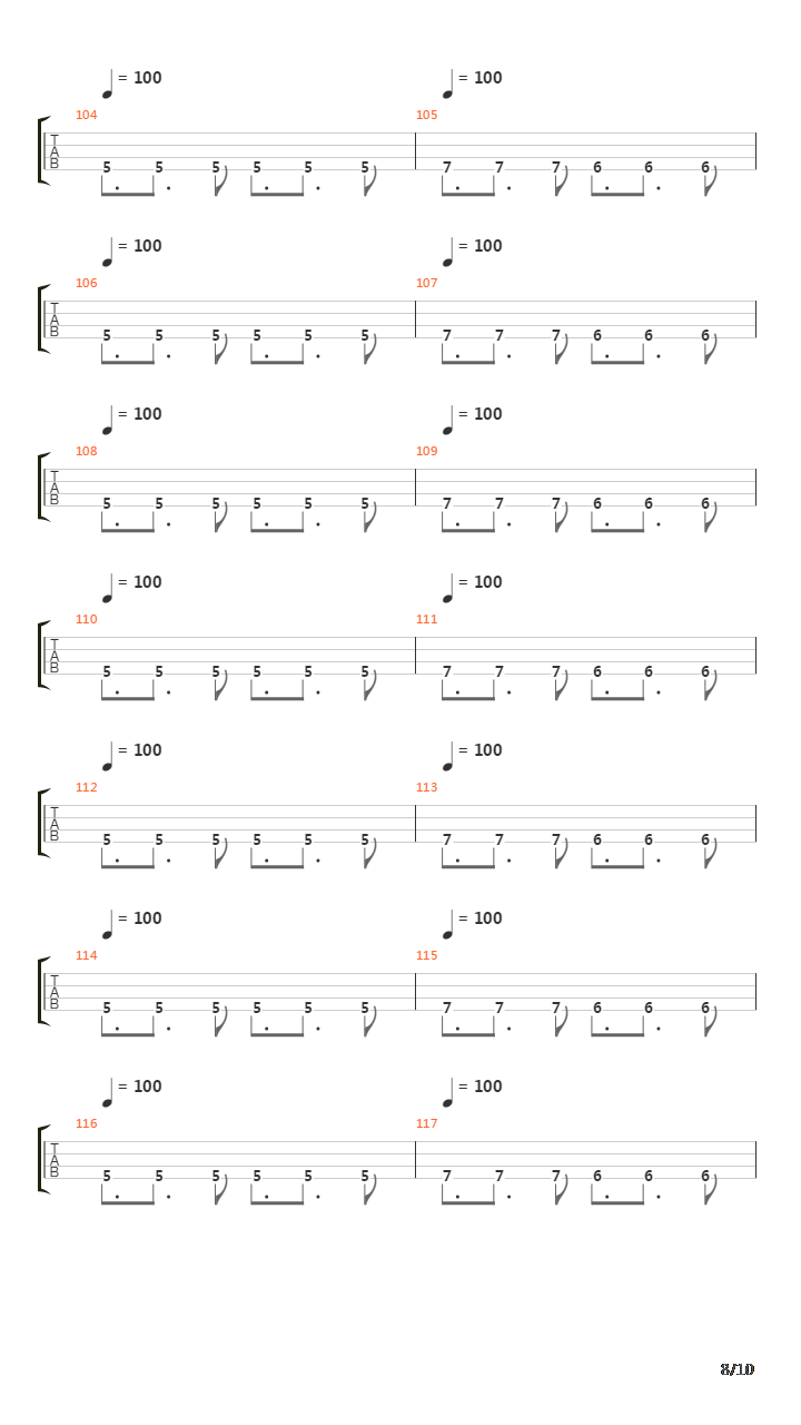 Generacin De Mierda吉他谱