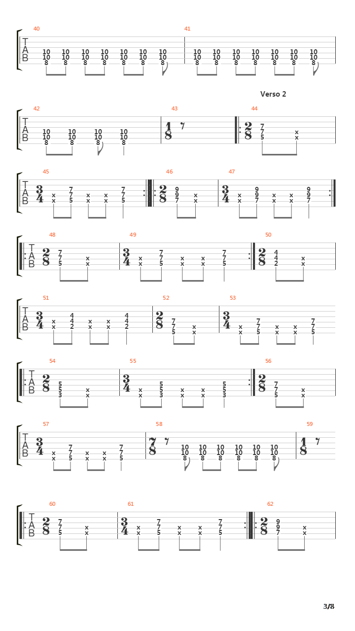 Paramar吉他谱