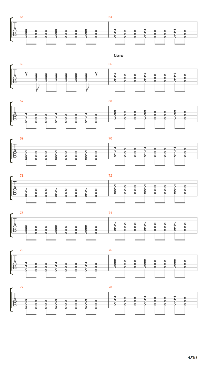 Paramar Mundoinfernal吉他谱
