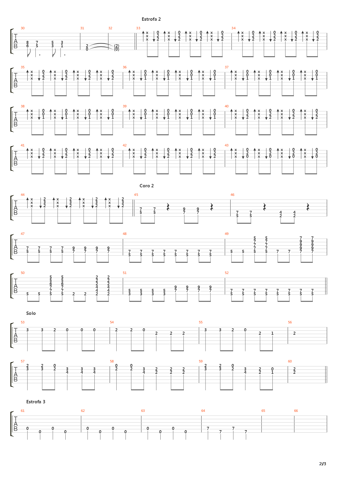 La Vida吉他谱
