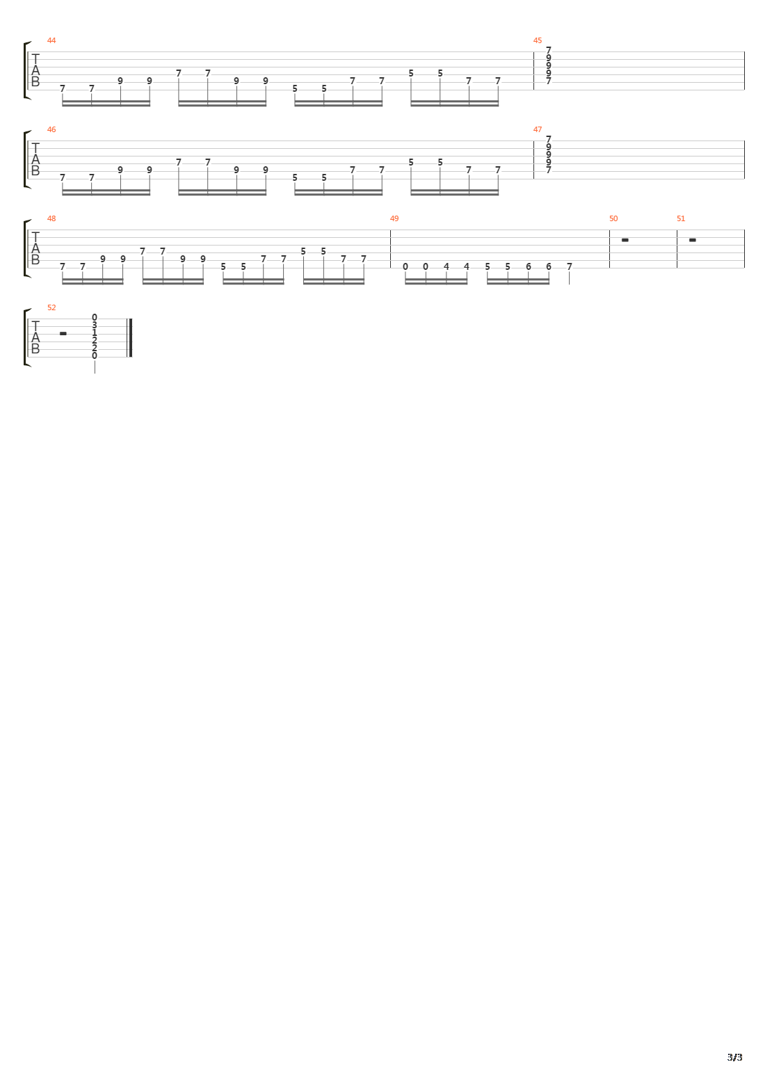 Kawanga吉他谱