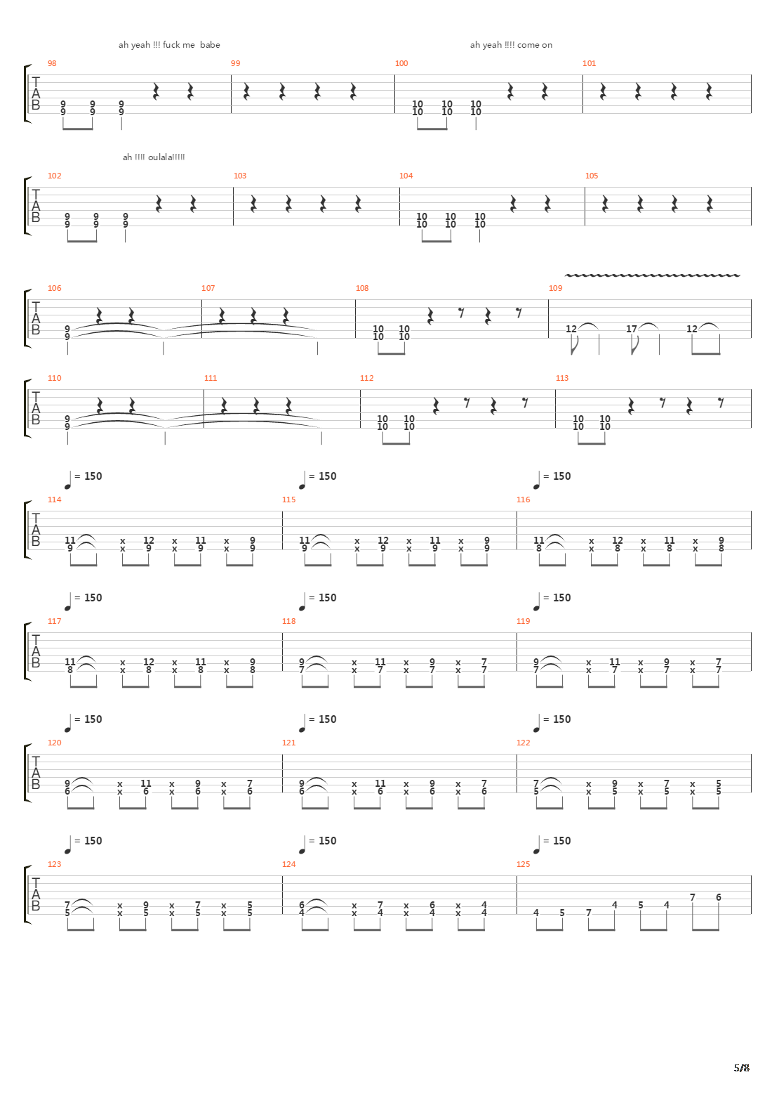 Cross The Threshold吉他谱