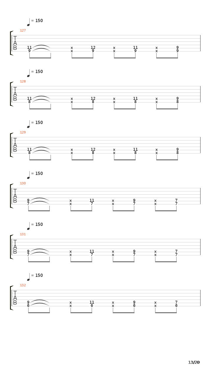 Cross The Threshold吉他谱