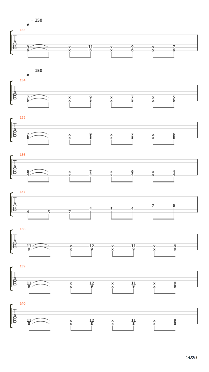 Cross The Threshold吉他谱