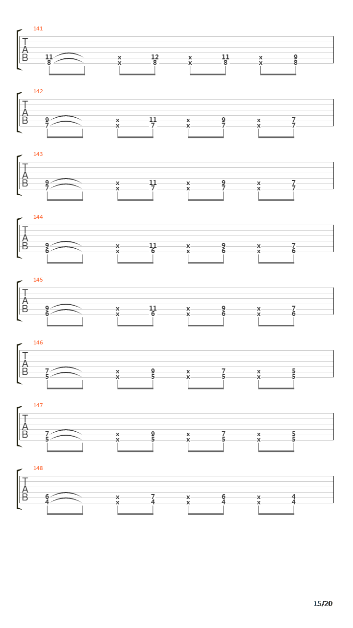 Cross The Threshold吉他谱