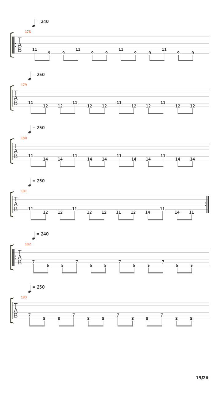 Cross The Threshold吉他谱