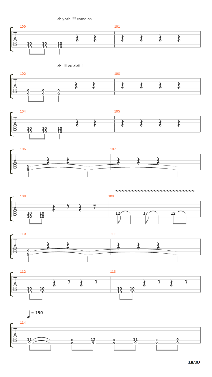 Cross The Threshold吉他谱