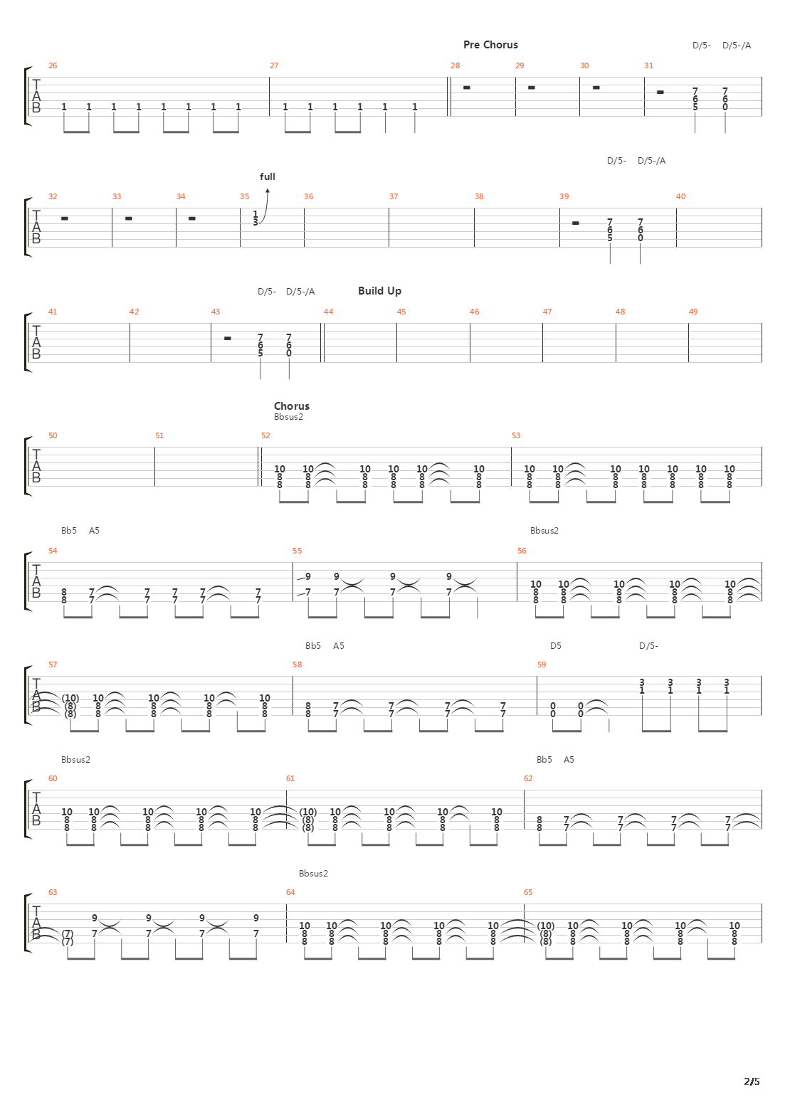 Asl吉他谱