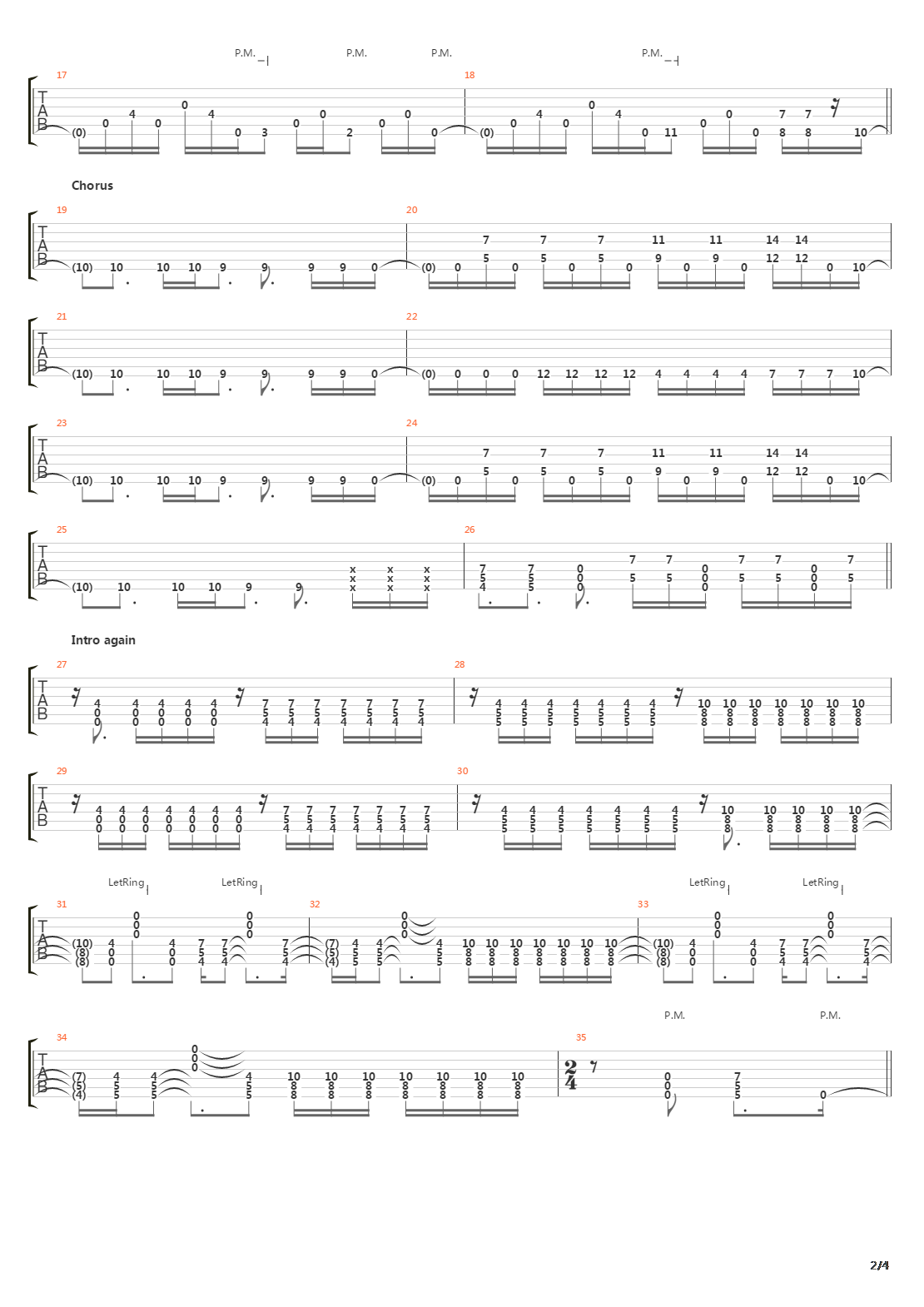 Motorway Of Life吉他谱