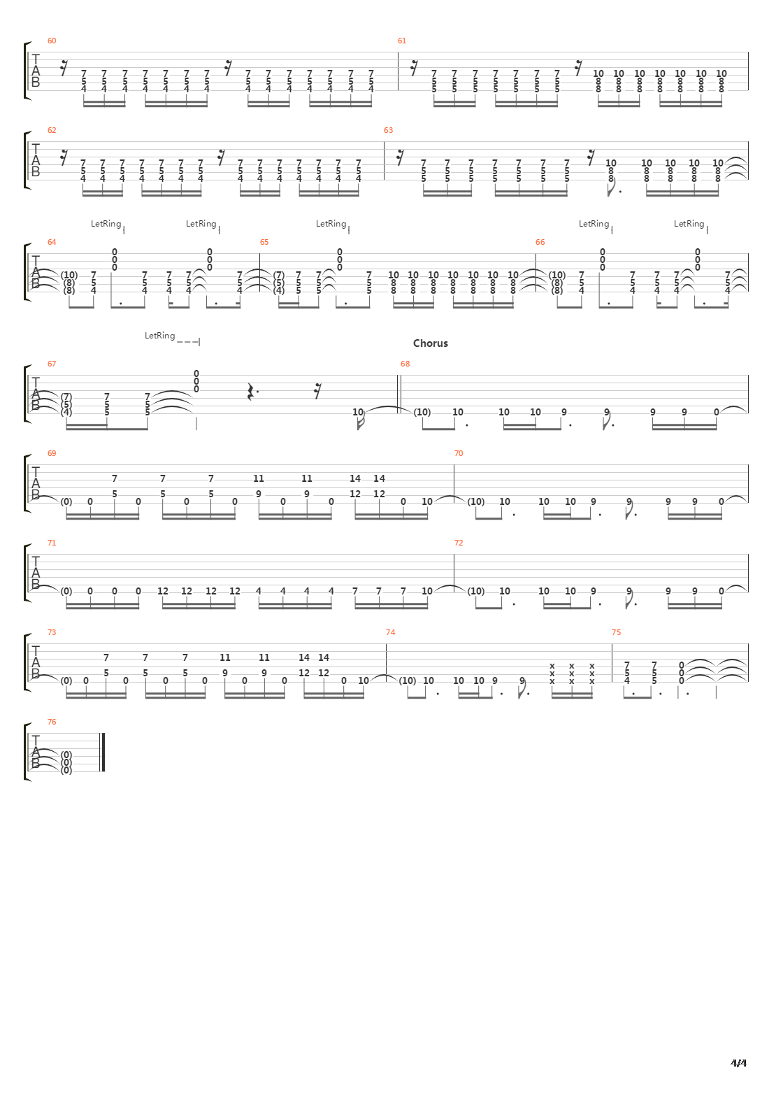 Motorway Of Life吉他谱