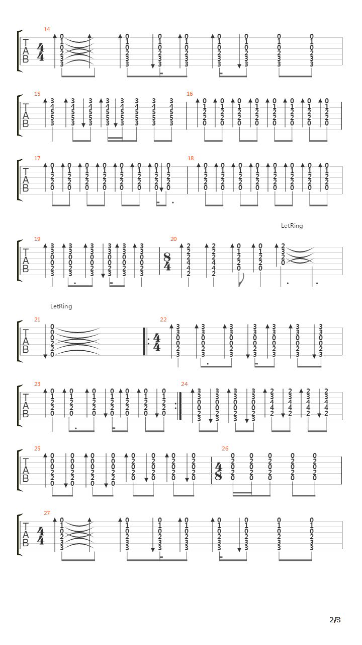 Milagro吉他谱