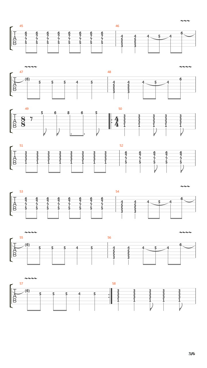 Ten Paz吉他谱