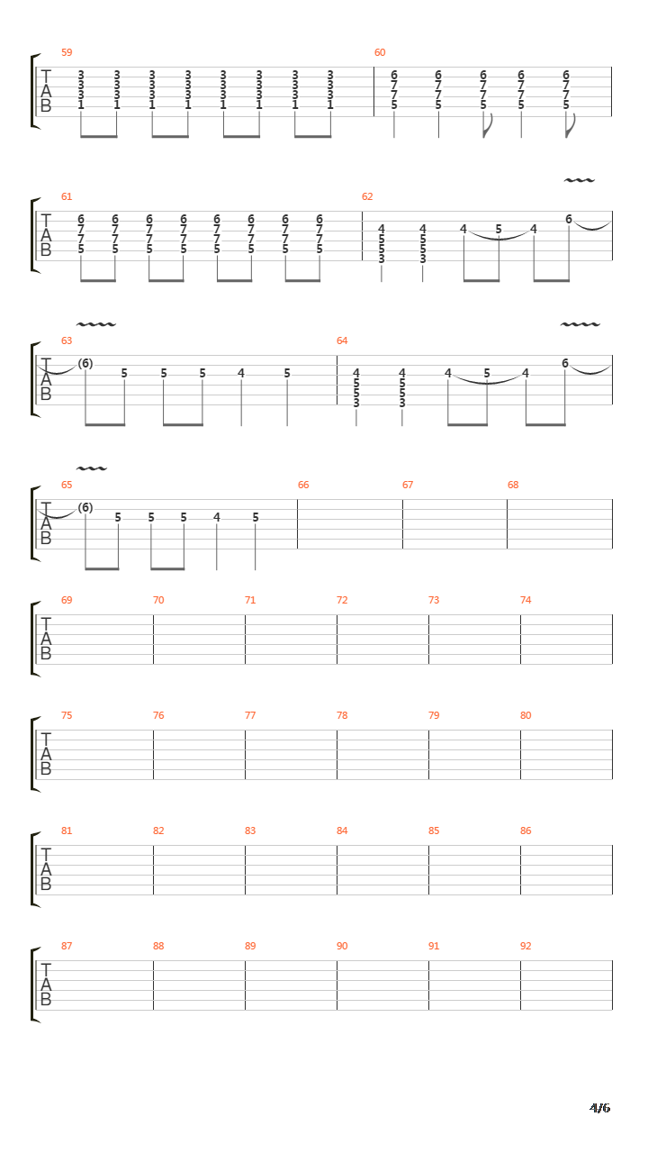Ten Paz吉他谱