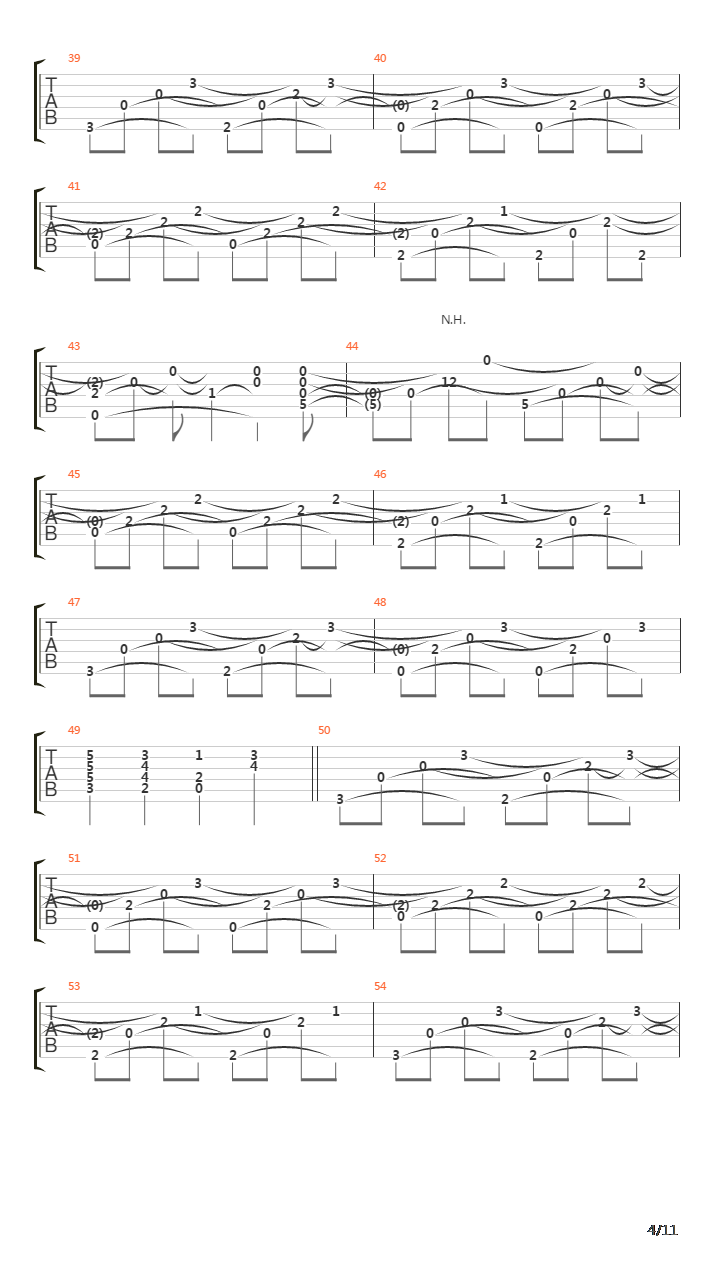 Te Extrao吉他谱